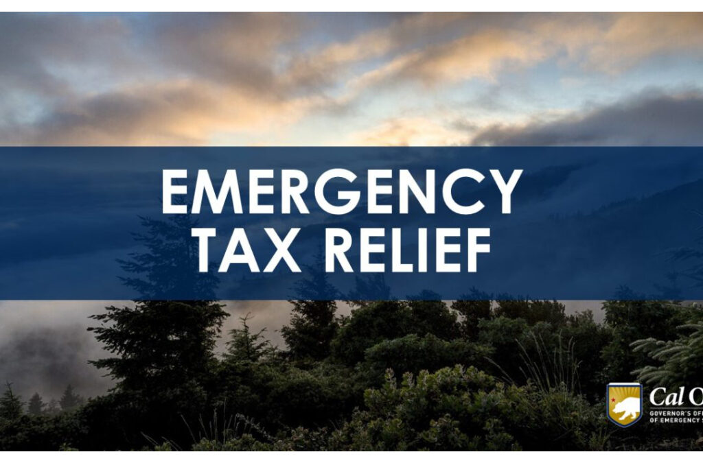 Tax Relief for Californians Impacted by Storms